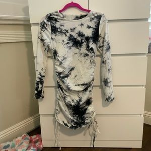 Mini tye dye dress
